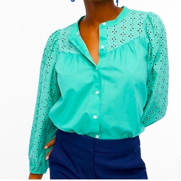 J. Crew Tops - J. CREW BUTTON TOP